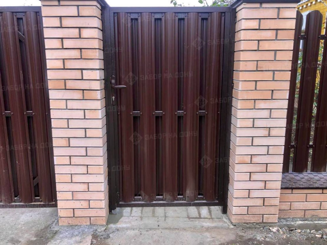 Калитка из евроштакетника  в Сочи